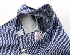 Name It medium blue denim stribede denimbukser